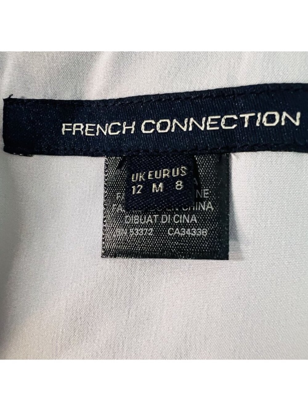 French Connection Womens Sz 8 Mini Dress Twee French Girl Fairy Quiet Luxury - Picture 6 of 11